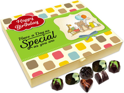 

Chocholik Gift Box - Hope Your Birthday Is As Special As You Are Chocolate Box - 20pc Truffles(240 g)