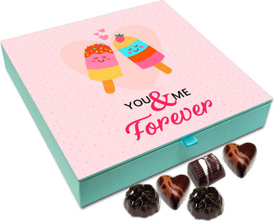 

Chocholik Gift Box - You And Me Forever Chocolate Box - 9pc Truffles(108 g)