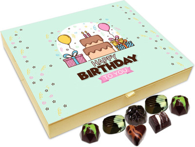 

Chocholik Gift Box - I Wish Lots Of Success On Your Birthday Chocolate Box - 20pc Truffles(240 g)