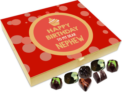 

Chocholik Gift Box - Happy Birthday To My Dear Nephew Chocolate Box - 20pc Truffles(240 g)