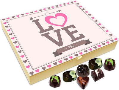 

Chocholik Gift Box - Love You So Much Chocolate Box - 20pc Truffles(240 g)