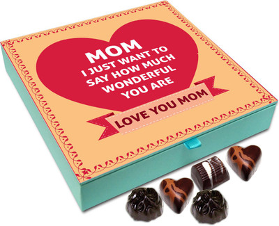 

Chocholik Gift Box - Mom I Just want To Tell That I Love You So Much Chocolate Box - 9pc Truffles(108 g)