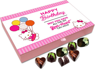 

Chocholik Gift Box - Happy Birthday May You Have All The Joy Your Heart Can Hold Chocolate Box - 12pc Truffles(144 g)