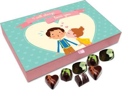 

Chocholik Gift Box - I Will Always Love You My Friend Chocolate Box - 12pc Truffles(144 g)