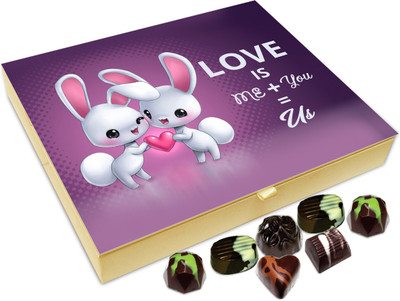 Chocholik Gift Box - Love Is Me And You Chocolate Box - 20pc Truffles(240 g)