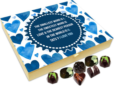 

Chocholik Gift Box - For ME You Are The Dearest Person In The World Chocolate Box - 20pc Truffles(240 g)