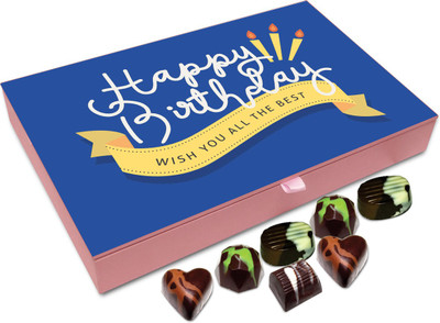 

Chocholik Gift Box - Wish You All The Very Best On Your Birthday Chocolate Box - 12pc Truffles(144 g)