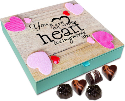 

Chocholik Gift Box - You have My Heart For My Whole Life Chocolate Box - 9pc Truffles(108 g)