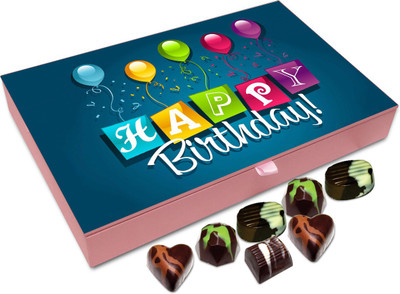 

Chocholik Gift Box - Have A Colorful Birthday Chocolate Box - 12pc Truffles(144 g)