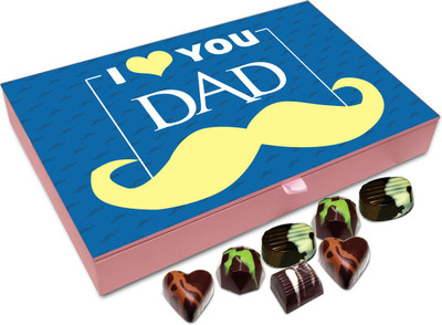 

Chocholik Gift Box - I Love You Dad, You Are Best In The World Chocolate Box - 12pc Truffles(144 g)