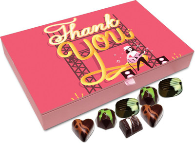 

Chocholik Gift Box - Thank You For Sharing Beautiful Time With Me Chocolate Box - 12pc Truffles(144 g)
