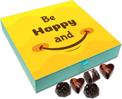 

Chocholik Gift Box - Be Happy And Smile Chocolate Box - 9pc Truffles(108 g)