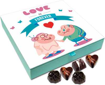 

Chocholik Gift Box - Love Is Forever Chocolate Box - 9pc Truffles(108 g)
