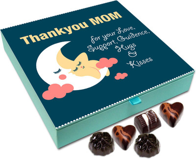 

Chocholik Gift Box - Thank You Mom For Your Love And Support Chocolate Box - 9pc Truffles(108 g)
