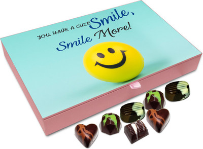 

Chocholik Gift Box - You Have A Cute Smile Chocolate Box - 12pc Truffles(144 g)
