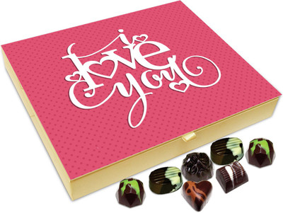 

Chocholik Gift Box - I Love You For Everything You Do For Me Chocolate Box - 20pc Truffles(240 g)
