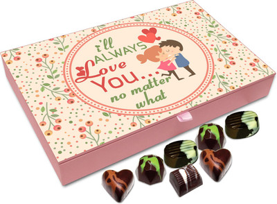 

Chocholik Gift Box - I Will Always Support You No Matter What Chocolate Box - 12pc Truffles(144 g)