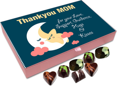 

Chocholik Gift Box - Thank You Mom For Your Love And Support Chocolate Box - 12pc Truffles(144 g)