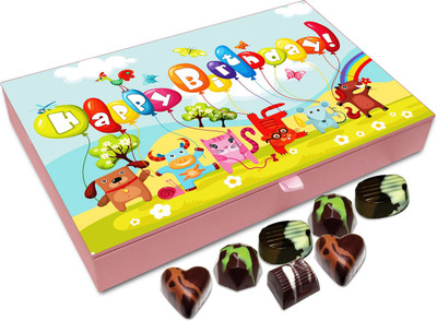 

Chocholik Gift Box - Happy Birthday My Lovely Friend Chocolate Box - 12pc Truffles(144 g)