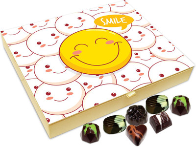 

Chocholik Gift Box - Smile Makes You Generous Chocolate Box - 20pc Truffles(240 g)