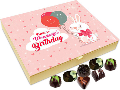 

Chocholik Gift Box - Have A Wonderful Birthday Chocolate Box - 20pc Truffles(240 g)