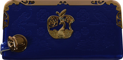 

Glitters Online Casual Blue Clutch