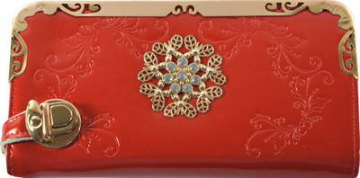 

Glitters Online Casual Red Clutch