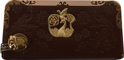 Glitters Online Casual Brown Clutch