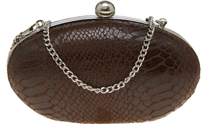 

Tarusa Casual Brown Clutch