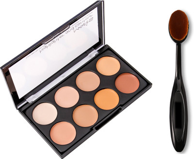 

MITENO mars complete contouring with oval makeup brush(Set of 2)