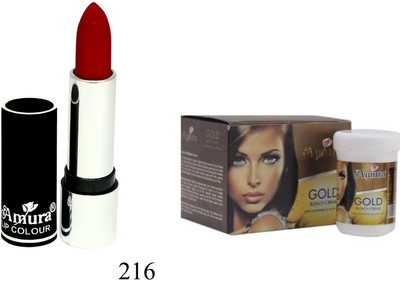 

Amura Black Beauty Lip Colour and Bleach Cream Combo(Set of 2)