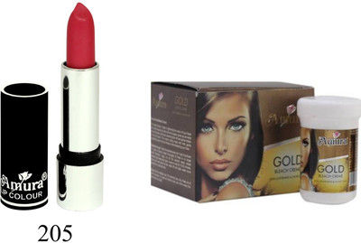 

Amura Black Beauty Lip Colour and Bleach Cream Combo(Set of 2)