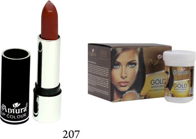 

Amura Black Beauty Lip Colour and Bleach Cream Combo(Set of 2)