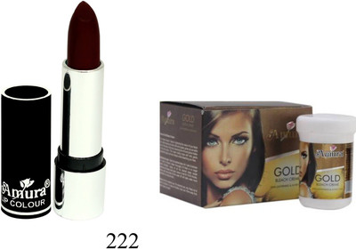 

Amura Black Beauty Lip Colour and Bleach Cream Combo(Set of 2)
