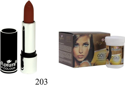 

Amura Black Beauty Lip Colour and Bleach Cream Combo(Set of 2)
