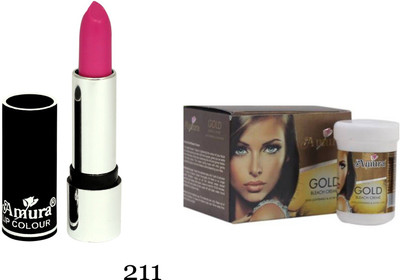 

Amura Black Beauty Lip Colour and Bleach Cream Combo(Set of 2)
