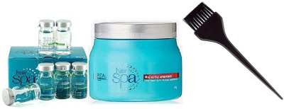 Buy L'Oreal Paris Paris Purifying Concentrate, Repairing Creambath Hair Spa  With Smooth Brush(3 Items in the set) on Flipkart 