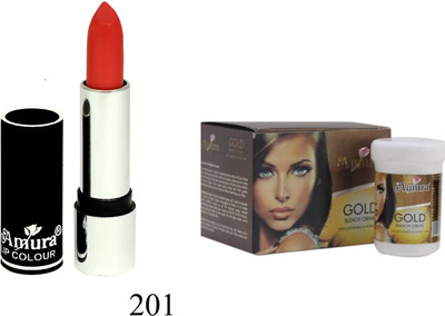

Amura Black Beauty Lip Colour and Bleach Cream Combo(Set of 2)