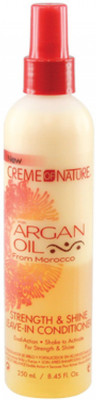 

creme of nature ARGAN OIL STRENGTH & SHINE LEAVE-IN CONDITIONER -Infused with Argan Oil from Morocco(250 ml)