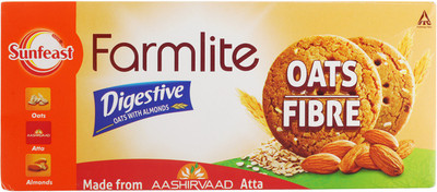 Sunfeast Farmlite Oats with Almonds Digestive Biscuit(75 g)
