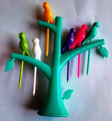

Haripriy Panchhi Fruit Fork Plastic Cutlery Set(Pack of 7)