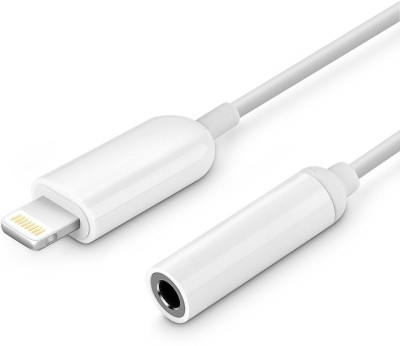 

White Panther lightning to 3.5mm jack Headphone Adapter(iphone 7/ iphone 7 plus, White)