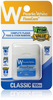 

pearlie white Flosscare Waxed Mint Floss 100m(8 cm)