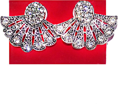 Serveuttam india Serveuttam Artificial Silver Earning Set Crystal Plastic Stud Earring available at flipkart for Rs.148