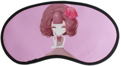 

Tootpado Anime Cartoon Sleep Eye Mask With Elastic (1b607) Eye Shade(Pink)