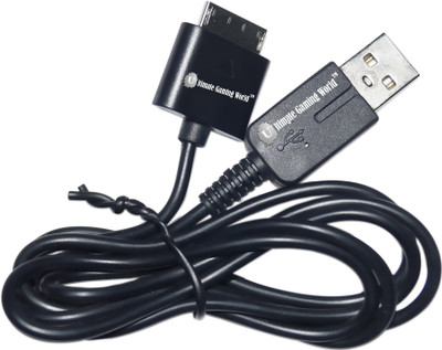 

Ultimate Gaming World ™ 2-IN-1 Charging and Connecting Cable for PSP-GO (Good Quality) Gaming Accessory Kit(Black, For PSP)