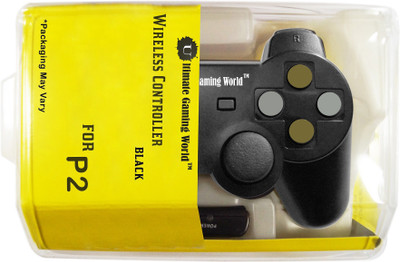 

Ultimate Gaming World ™ Wireless Controller for PS2 Console Only. (Black Color) Gaming Accessory Kit(Black, For PS2)