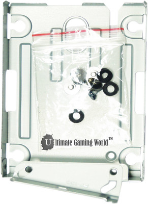 

Ultimate Gaming World ™ Hard Disk Drive HDD Mounting Adapter Bracket Hard Drive Holder for PS-3 Super Slim System (CECH-400x Series) Gaming Accessory Kit(Grey, For PS3)