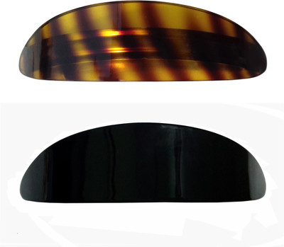 

Shreya Collection Combo of 2 Multicolour Shiny Hair Ponytail Barrette Clutcher Clip Alligator Buckle - 10045.28b Hair Clip(Multicolor)