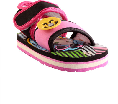 

Chiu Girls Velcro Strappy Sandals(Pink
